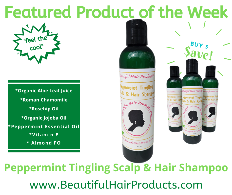 Peppermint Tingling Scalp & Hair Shampoo Featured Product of the Week ...