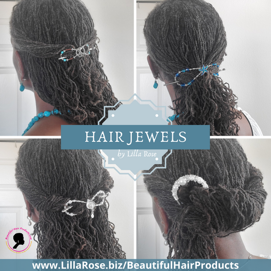 Sisterlocks hair jewelry by Lilla Rose