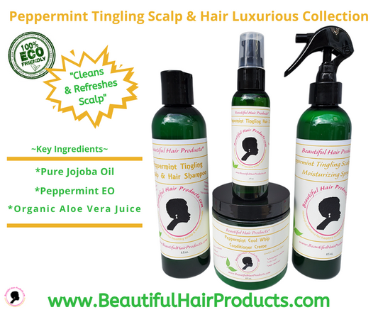 Peppermint Tingling Scalp & Hair Collection