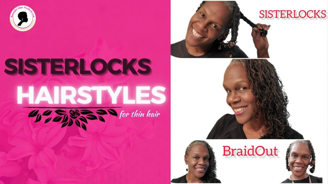 sisterlocks hairstyle braidout