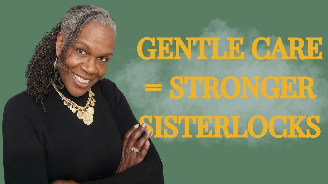 Rene Michelle Floyd green background teaches Gentle care stronger sisterlocks thumbnail