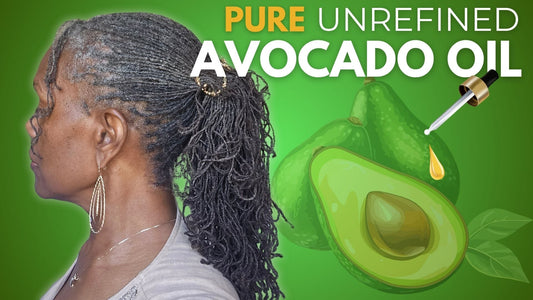 Green-Gold Avocado Hair Oil by Beautiful Hair Products for Sisterlocks and natural hair hydration
