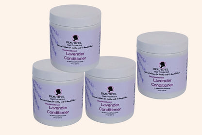 Four jars of Lavender deep conditioner for Sisterlocks and high porosity hair