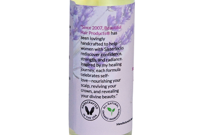 Beautiful Hair Products Lavender and Castor Oil brand story and handcrafted Sisterlocks hair care information