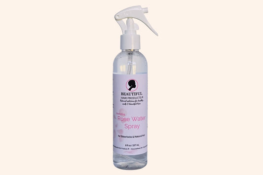 Beautiful Hair Products Rose Water Hydrating Spray for Sisterlocks and medium-porosity hair.