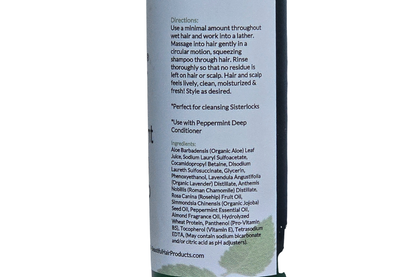 Peppermint Clarifying Shampoo for Sisterlocks & Low Porosity Hair