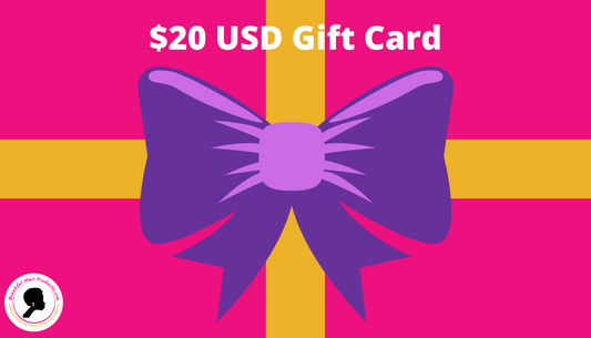 Beautiful Hair Products gift cards with elegant design in gold and pink brand colors