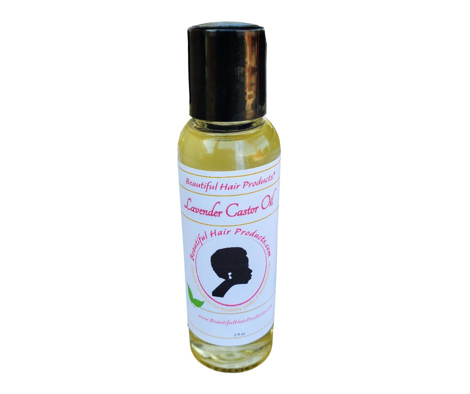 hair oil - lavender castor oil -2 oz.  pack of 1